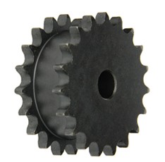 duplex platewheels for two single roller chains
